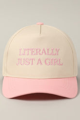 Literally Just A Girl Cap